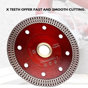 Nieuwe Aankomst Snijschijf 4.5/5Inch Heet Geperst Gesinterd Gaas Turbo Super Dunne Diamantzaagbladen Keramische Tegels Snijblad - Product Image 6