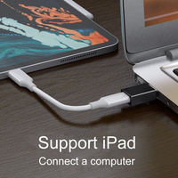 Adaptateur OTG de haute qualité Type-C vers USB 3.0 Compatible avec les lecteurs flash/claviers de jeu Adaptateur de charge rapide pour Smartphones