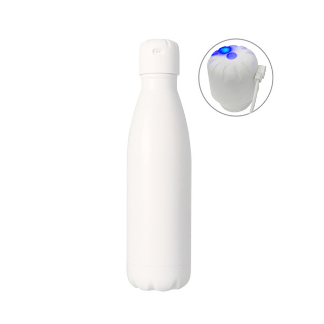 UV Self-Cleaning Smart Water Bottle Vacuum Stainless Steel Insulated Water Bottle with Handle Double-wall Bottle