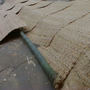 Bamboo Strip Mats Machine Woven For Construction Sites Raw Material Yellow Color ZTX 01 Industrial Use Building Materials - Product Image 3