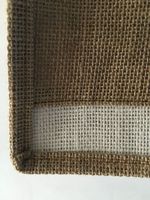 Sacs fourre-tout en jute avec poignées en cuir, directement de l'usine