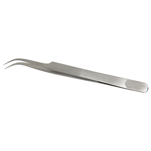 Pinzas para pestañas personalizadas de bajo MOQ, herramientas de belleza de acero inoxidable, pinzas - Product Image 2