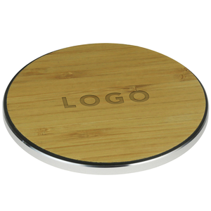 Bền vững Gỗ Óc Chó bằng gỗ nhanh chóng sạc điện thoại di động Adapter sạc Pad 15W sạc không dây - Product Image 3