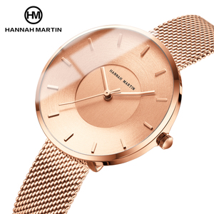 Hannah Martin Custom Logo <span class=keywords><strong>donna</strong></span> orologi al quarzo di lusso impermeabile braccialetto <span class=keywords><strong>elegante</strong></span> signora <span class=keywords><strong>orologio</strong></span> a mano 40mm fabbrica giappone - Product Image 3