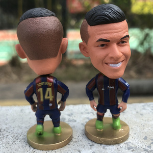 Figurines de football, Messi en déplacement, Coutinho, <span class=keywords><strong>Griezmann</strong></span>, figurines Pjanic, ornements de collection à offrir - Product Image 3