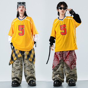 Completi Hip-Hop per Ragazzi da Street <span class=keywords><strong>Dance</strong></span>, Costumi Eleganti e Accattivanti per Esibizioni di Jazz <span class=keywords><strong>Dance</strong></span> per Ragazze - Product Image 4