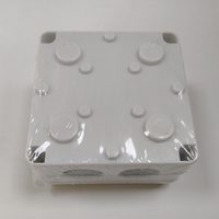 Boîtier de jonction électrique en PVC étanche pour caméra de sécurité électrique de montage extérieur, accessoires 100*100*65mm