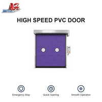 Rideau de porte enroulable en PVC haute vitesse, fabriqué en PVC flexible, résiste à la déformation en cas d'impact, adapté aux zones de chariots élévateurs