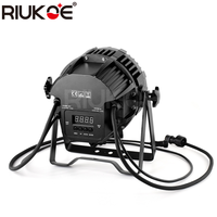 4 projecteurs LED Fresnel COB 50W IP65 DMX512 pour éclairage de scène