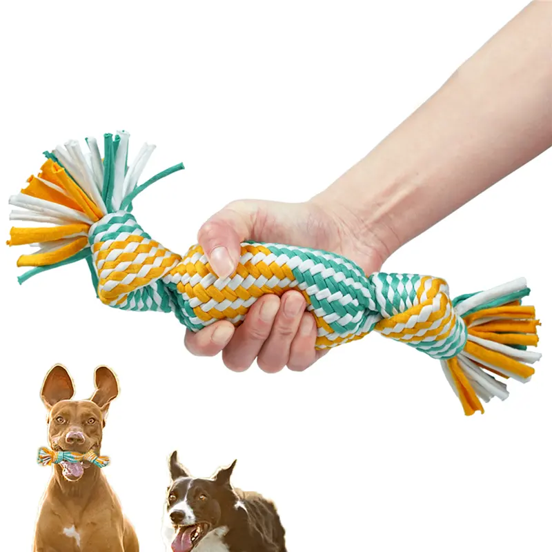 UFBemo Custom Safe and non-toxic Molar Bite Washable Pet Rope Toy Tough Dog Chew Toys