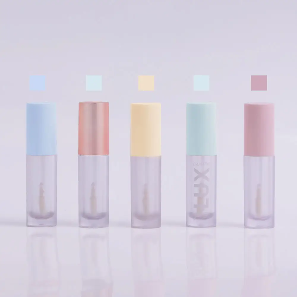 Toptan dudak parlatıcısı tüp konteynerler şişeler ambalaj özel boş sıvı ruj logolu dudak yağı tüpler