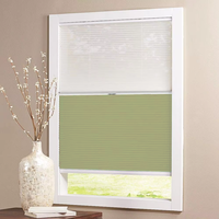 Persianas Celulares Doble Capa con Filtro de Luz, Inalámbricas, Día y Noche, Persianas de Panal Personalizadas para Dormitorio, Oficina, Decoración de Ventanas del Hogar