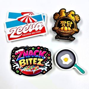 Autocollants découpés sur mesure par le fabricant, étiquettes en vinyle imperméables, autocollants adhésifs pour usage extérieur, cadeau promotionnel, vente en gros - Product Image 1