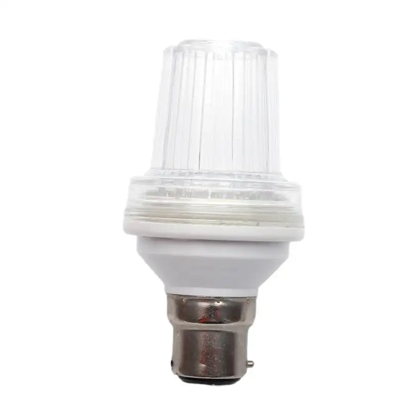 Bombilla de luz LED estroboscópica, Base B22, IP44, AC220V, 2W