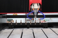 Máquina de grabado CNC 1530 para piedra, router CNC, máquina de corte de mármol y granito, máquina de tallado de lápidas, fresadora y pulidora de bordes