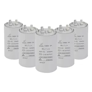 Condensador para compresor de aire, 450vac, 50/60 hz, 25/70/21, 16uf, cbb60, 250vac