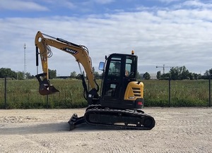 Mini-excavatrice de 5 tonnes SY50U, excavatrice sur chenilles à rotation zéro, avec le meilleur moteur, haute efficacité pour la construction urbaine - Product Image 6