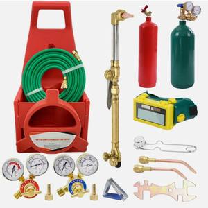 Juego de Sopletes de Soldadura de Gas Portátiles, Herramientas de Soldadura Eléctrica para Soldadura Oxiacetilénica, Soldadura de Hierro, Sopletes de Soldadura de Alto Rendimiento - Product Image 3