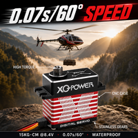 Servomoteur d'aileron fixe XQ-POWER XQ-BLS8120H 20KG 12V HV CNC en aluminium étanche sans balais pour avion RC FPV VTOL UAV