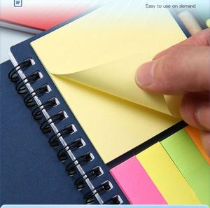 Ww918 Cheap Office Stationery Printed Logo Memo Pad Set Pen Made Self Adhesive Spiral <b>Sticky</b> <b>Note</b> Eco-Friendly Promotional - Product Image 5