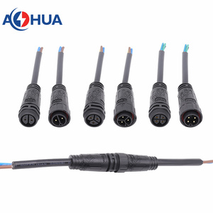 Aohua 남성 여성 전기 케이블 커넥터 M20 IP68 방수 2 3 4 5 6 7 8 9 2 + 3 2 + 4 핀 - Product Image 1