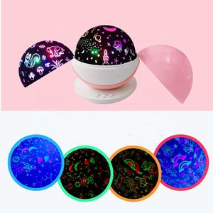 Lonvel – planétarium pour chambre d'<span class=keywords><strong>enfant</strong></span>, étoile, lune, lampe cadeau pour <span class=keywords><strong>enfant</strong></span>, projecteur ciel étoilé rotatif, décoration led, veilleuse de table - Product Image 4