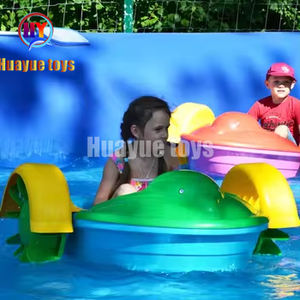 HUAYUE <span class=keywords><strong>prix</strong></span> d'usine petite main enfants différentes tailles famille vert clair avec bateau à aubes <span class=keywords><strong>gonflable</strong></span> de haute qualité - Product Image 4