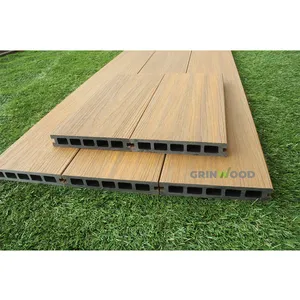 Water proof garden co extrusion composite wooden floor terrace board wpc decking