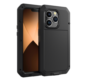 Étui en métal Tenchen robuste avec écran de protection complète du corps étanche antichoc étui de qualité robuste pour iPhone14 15 - Product Image 6