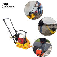 Compacteur à plaques WACKER mini haute qualité avec moteur Honda GX160, rouleau vibratoire pour terrassement, machine routière haute efficacité, modèle C60