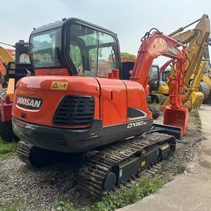 Excavatrice sur chenilles Doosan DX60-9C d'occasion avec moteur puissant et performances stables, en excellent état de fonctionnement, prête à l'exportation - Product Image 3