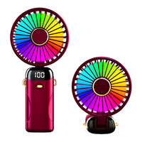 Ventilateur portable USB rechargeable indispensable pour l'été - Mini ventilateur à piles pour la table, idéal comme cadeau de bienvenue