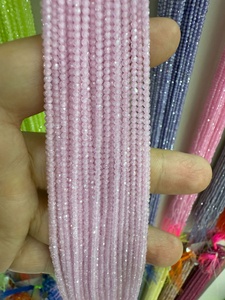 HLC Cuentas Sueltas de Zirconia Facetada de 2MM, 3MM, 4MM, Hilos de Cuentas de Cristal Súper Brillantes, Borlas de Zirconia para Joyería de Fiesta Neón - Product Image 6