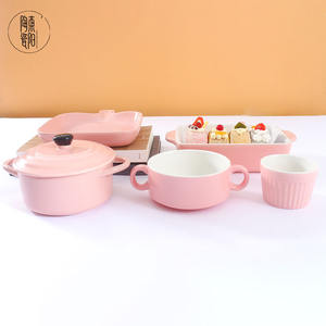 مخصص صغيرة سيراميك زهري صواني للفرن مجموعة فرن صينية فرن ألومنيوم للخبز كعكة السباغيتي تحميص - Product Image 5