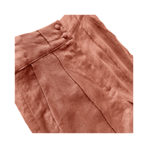 <span class=keywords><strong>Pantaloni</strong></span> <span class=keywords><strong>Palazzo</strong></span> da Donna in Puro Lino Traspirante, Casual, Primaverili, <span class=keywords><strong>con</strong></span> Vita Alta, Chiusura <span class=keywords><strong>a</strong></span> Zip e Bottone - Product Image 5