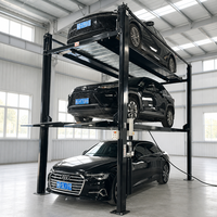 GG Lifters PEP54/1800 Élévateur de stationnement vertical motorisé à trois niveaux pour 3 SUV, capacité de charge de 5400 kg et garantie de 2 ans