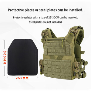 سترة تكتيكية مخصصة للتدريب على الرماية من النايلون سريع التحرير مع نظام مولي للحماية الخارجية - Product Image 5