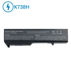 K738H T116C U661H baterai laptop OEM untuk Dell Vostro 1320 2510 1510 1310 1520 Baterai notebook isi ulang