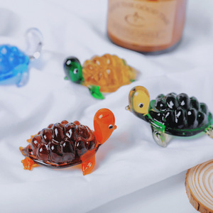 Nieuwe stijl internet-beroemde gepolijste gegoten schildpad decoratie voor thuis, <span class=keywords><strong>aquarium</strong></span> en visdecoratie. - Product Image 4