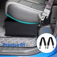 Boîte de rangement en tissu Oxford sous le siège pour camionnettes - Organisateur d'outils et bac de rangement pour voiture