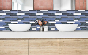 Pegatina Moderna Autoadhesiva 3D Ecológica <span class=keywords><strong>para</strong></span> Azulejos de <span class=keywords><strong>Pared</strong></span>, Fácil de Instalar, Diseño Impermeable, <span class=keywords><strong>para</strong></span> Hogar, Cocina, Centro Comercial, Tamaño Personalizable, Envío Gratuito - Product Image 4