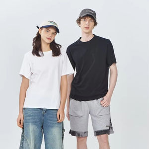T-shirts en pur coton 220g personnalisés de qualité supérieure avec broderie creuse pour les cadeaux VIP décontractés de luxe et les événements haut de gamme - Product Image 1