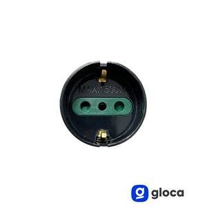 อะแดปเตอร์ปลั๊กโกลก้า ชูโกะ 10A 250VAC สีดำ สำหรับเครื่องใช้ไฟฟ้าในครัวเรือน - Product Image 6