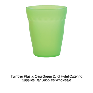 Vaso de Plástico Green Oasis 26 cl H 9.5 cm Ø 8 cm - Product Image 2