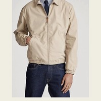 Blouson Bomber Homme Slim Style Vintage Américain Décontracté avec Fermeture Éclair Coupe-Vent 100% Coton – Fournisseur Populaire