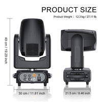 SHEHDS 230W 7R Projecteur à tête mobile à faisceau lumineux, contrôle par application mobile, DMX512 22CH, éclairage DJ pour concerts, discothèques, clubs, spectacles itinérants
