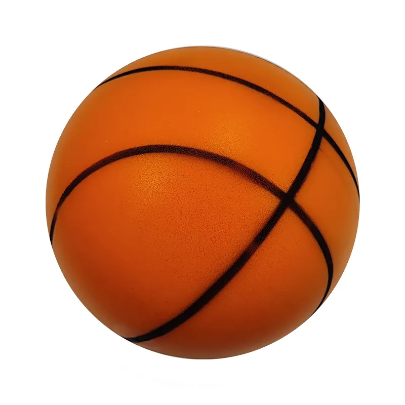 Logo personalizzato silenzioso basket Indoor tranquillo allenamento palla Baloncesto Silencioso palla di Stress che rimbalza muto palla silenziosa