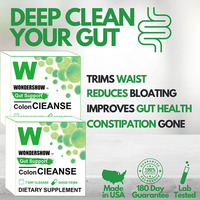 Colon Cleanse Pills Body Detox Intestinal Guard Cleanser pour l'estomac Natural Weight Flush Cleaner Complément Complexe, Femmes Hommes