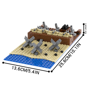 MOOXI Briques MOC5075 Highland Bunkers Tour de guet Cadeau de bricolage Vente à chaud Puzzle Juguetes Building Block Sets Jouets éducatifs pour enfants - Product Image 6