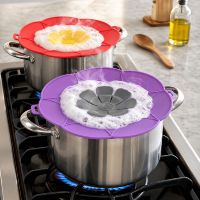 Couvre-couvercle anti-débordement et anti-éclaboussures, protection contre l'ébullition excessive, couvercle anti-débordement en silicone pour casseroles et poêles, outil de cuisine multifonction